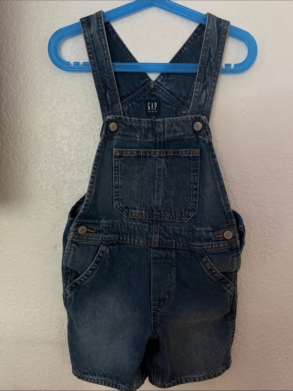 GAP Kids Classic Blue Denim Overalls